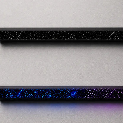 OEM automotive RGB door panel ambient light trim with starlight and planet design for interior customization