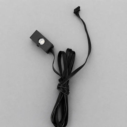 Single meteor light module for an automotive fiber optic star ceiling lighting kit with plug-and-play connector for dynamic shooting star effects.